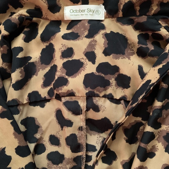 NASTY GAL LEOPARD CARDIGAN - Picture 3 of 4